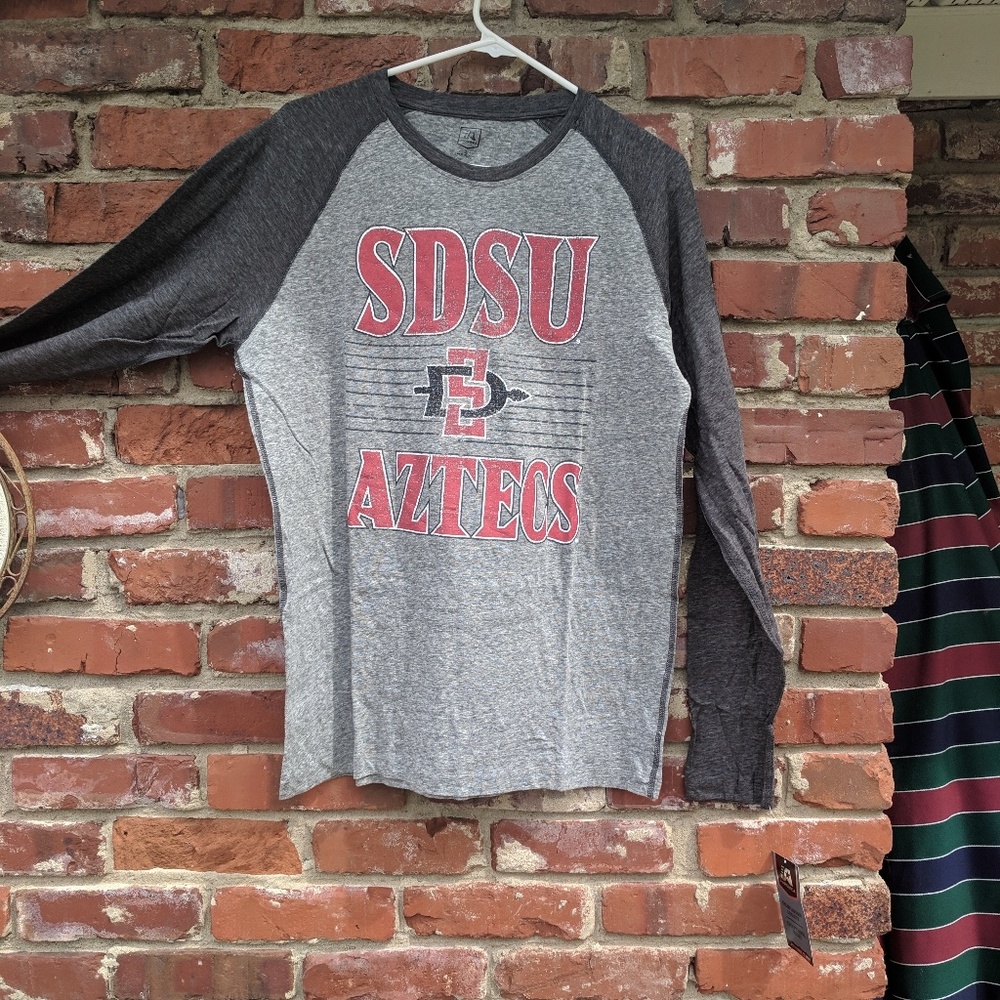 San Diego St Long Sleeve T Shirt Large